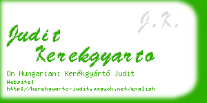 judit kerekgyarto business card